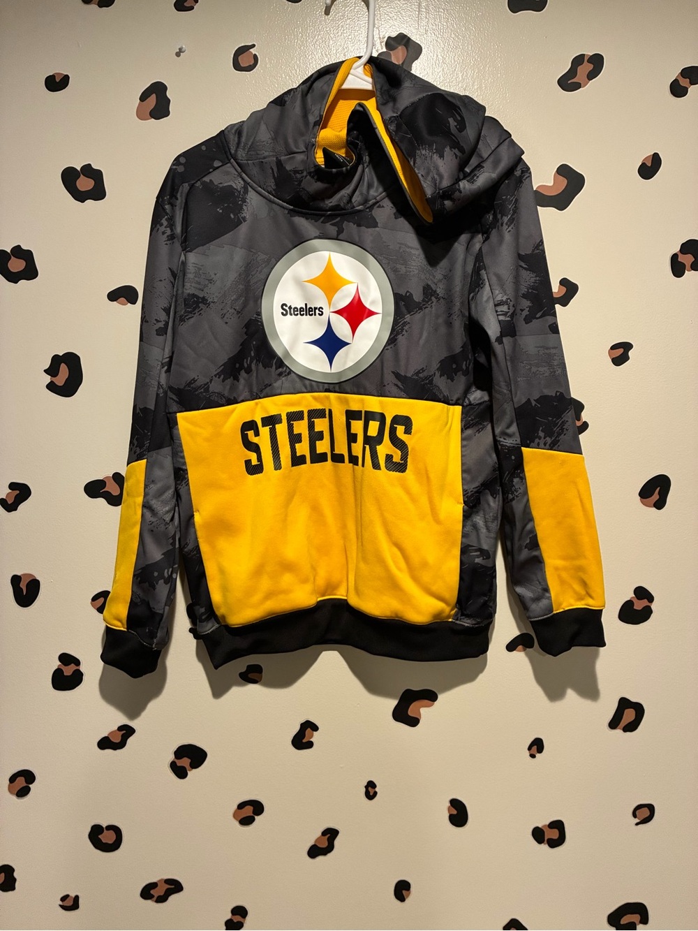 NFL Steelers Black & Gold Hooded Pullover
